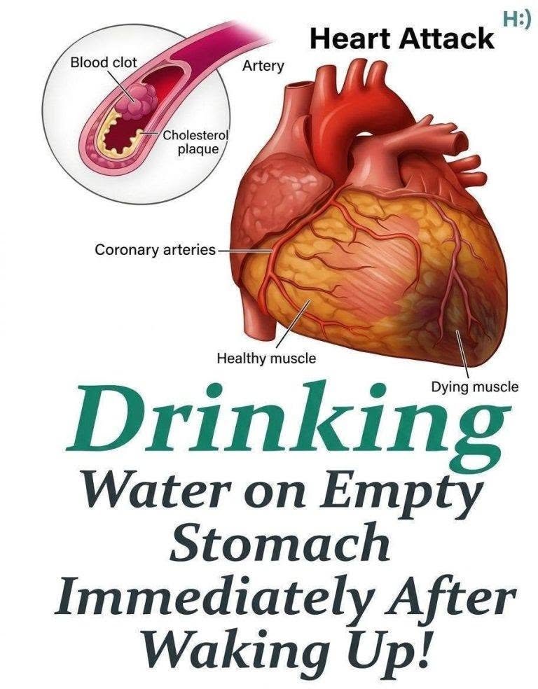 Does Drinking Water on an Empty Stomach Prevent Heart Attacks? The Truth Behind the Viral Image 853766404_1107349905216866_8584582038441139300_n